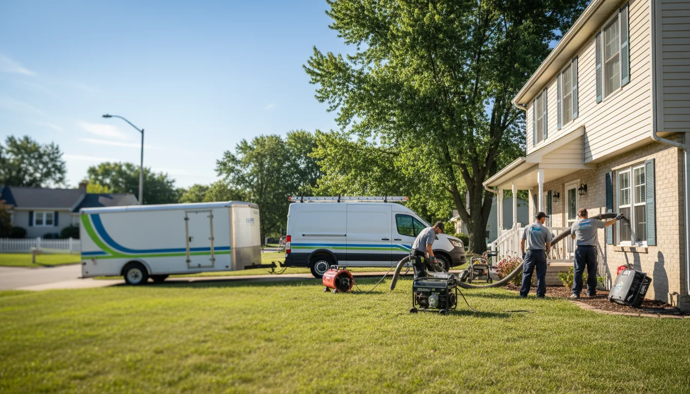 Flooded Basement Restoration And Cleanup With Repair in Bristolville, OH near me